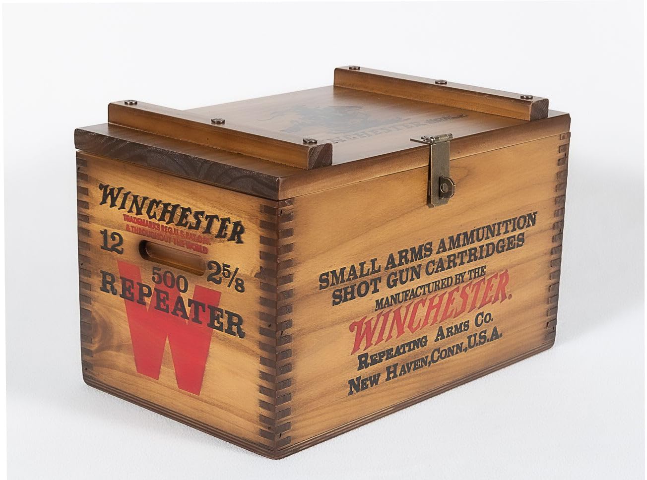 WINCHESTER ウィンチェスター 木製ボックス 弾薬ケース クレー射撃 Amazon.com: Winchester Wooden Ammo Box : Sports & Outdoors